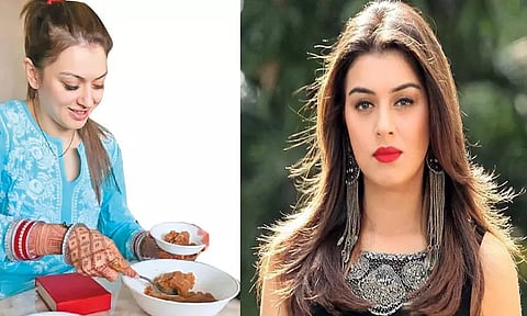 கணவர் வீட்டில் அல்வா செய்த நடிகை ஹன்சிகா