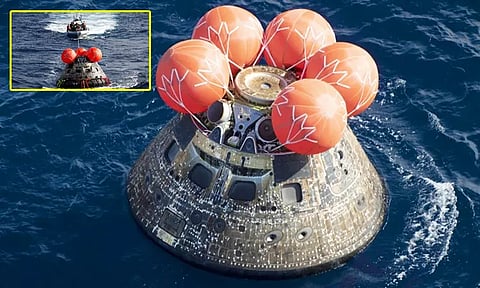 நாசாவின் 'ஓரியன்' விண்கலம் பூமிக்கு திரும்பியது