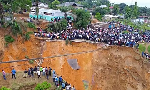 காங்கோ நாட்டில் கனமழை: வெள்ளம், நிலச்சரிவில் சிக்கி 141 பேர் பலி