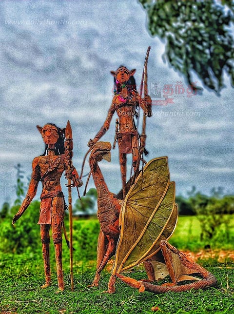 பயனற்ற பொருட்களில் உருவான அவதார்-2 பட கதாபாத்திரங்கள்