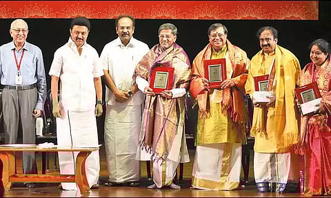 'தமிழ் இசைக்கு முக்கியத்துவம் தரவேண்டும்' முதல்-அமைச்சர் மு.க.ஸ்டாலின் பேச்சு