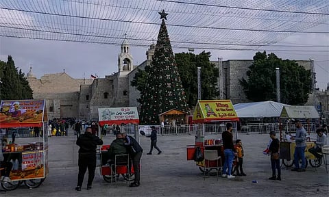 கிறிஸ்துமஸ் பண்டிகை: பெத்லகேமில் குவியத்தொடங்கிய சுற்றுலா பயணிகள்...!
