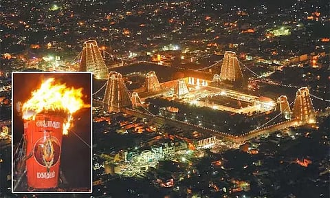 திருவண்ணாமலை: 2,668 அடி உயர மலை உச்சியில் காட்சி அளித்த மகாதீபம் இன்றுடன் நிறைவு..!