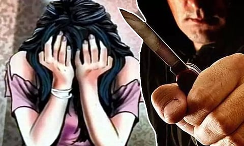 கத்தி முனையில் இளம்பெண் பாலியல் பலாத்காரம்: 2 வாலிபர்களிடம் போலீசார் விசாரணை