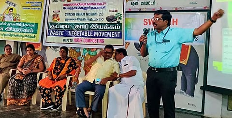 போடி நகராட்சியில் குப்பை-காய் இயக்க திட்டம் தொடக்கம்