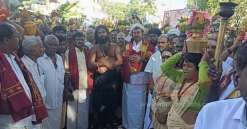 காலபைரவர் கோவிலில் பால்குட ஊர்வலம்