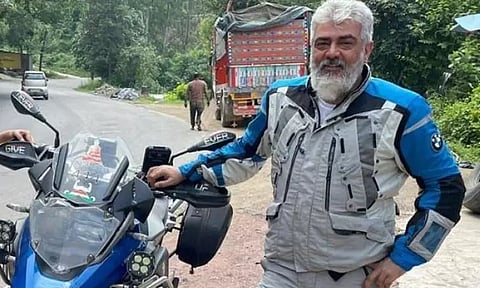 இந்திய பயணத்தை முடித்தார் 'பைக்'கில் அஜித்குமார் உலக சுற்றுப்பயணம்