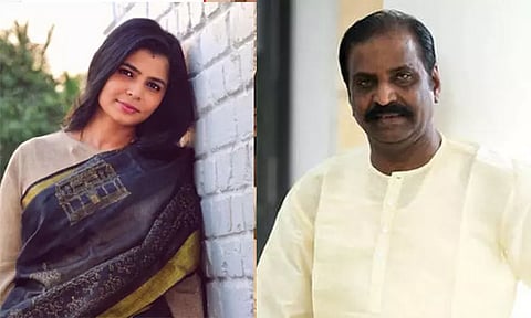 துணைக்கு யாரும் இல்லாமல் வைரமுத்துவை சந்திக்க வேண்டாம் - தனியார் தொலைக்காட்சி தொகுப்பாளினியை எச்சரித்த சின்மயி