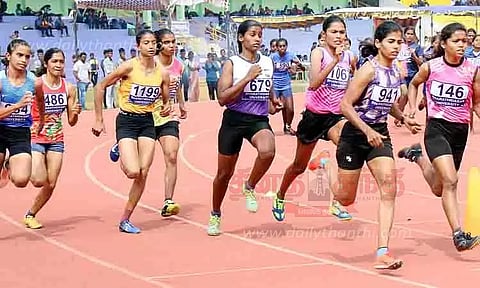 பாரதிதாசன் பல்கலைக்கழக கல்லூரிகளுக்கு இடையே தடகள போட்டி