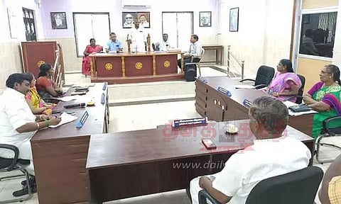 தென்காசி யூனியன் கூட்டம்