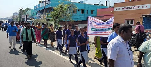 திண்டுக்கல் பொன்னகரத்தில் மின்சார சிக்கன விழிப்புணர்வு ஊர்வலம்