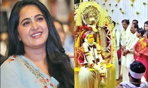 சொந்த ஊர் பூதக்கோலா விழாவில் அனுஷ்கா