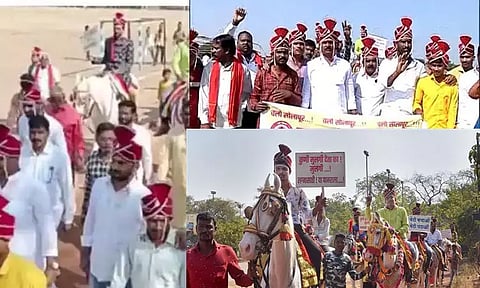 வேண்டும் வேண்டும் மணமகள் வேண்டும்...! திருமணத்திற்கு பெண் கிடைக்காத ஆண்கள் திடீர் போராட்டம்