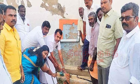 சிவகிரி அருகே ரூ.7.60 லட்சத்தில் திட்டப்பணிகள்