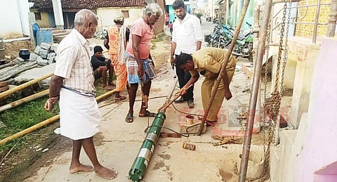 மின்மோட்டார் பொருத்தி தட்டுப்பாடு இன்றி குடிநீர் வழங்க நடவடிக்கை