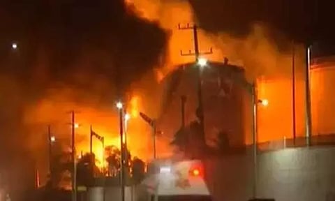 கொலம்பியா: எரிபொருள் டேங்க் வெடித்து தீப்பிடித்ததில் தீயணைப்பு வீரர் உயிரிழப்பு