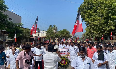 எம்.ஜி.ஆர். நினைவு நாள் அனுசரிப்பு