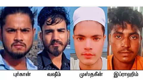 திருவொற்றியூரில் கடலில் குளித்த 4 பேர் ராட்சத அலையில் சிக்கி மாயம் - தீயணைப்பு வீரர்கள் தேடுகிறார்கள்