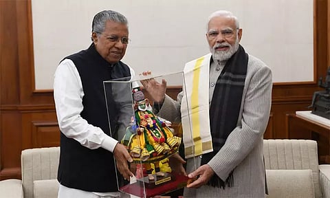 டெல்லியில் பிரதமர் மோடியுடன் கேரள முதல்-மந்திரி பினராயி விஜயன் சந்திப்பு!