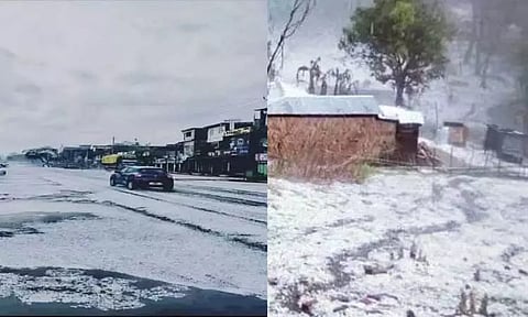 அசாமில் திடீர் ஆலங்கட்டி மழை: வீடுகள், விளைநிலங்கள் சேதம்