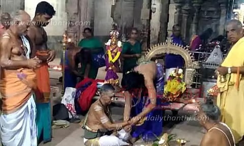 ஆருத்ரா திருவிழா காப்பு கட்டுதலுடன் தொடக்கம்