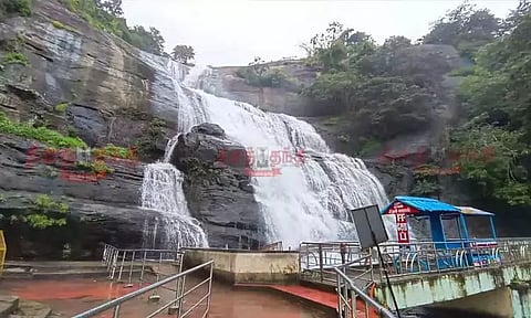 தொடர் மழை.. குற்றாலம் மெயின் அருவியில் 4வது நாளாக குளிக்க தடை