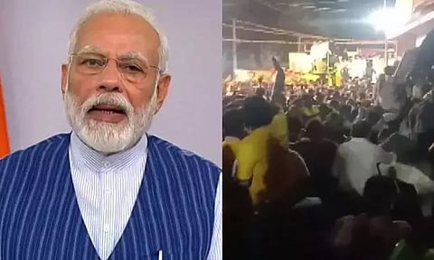 ஆந்திராவில் சந்திரபாபு நாயுடு கூட்டத்தில் நெரிசலில் சிக்கி 8 பேர் பலி - பிரதமர் மோடி நிவாரணம் அறிவிப்பு