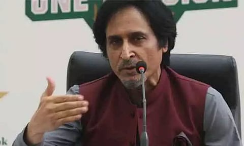 நாங்கள் என்ன இந்தியாவின் வேலையாட்களா ? - ரமீஸ் ராஜா விரக்தி பேச்சு