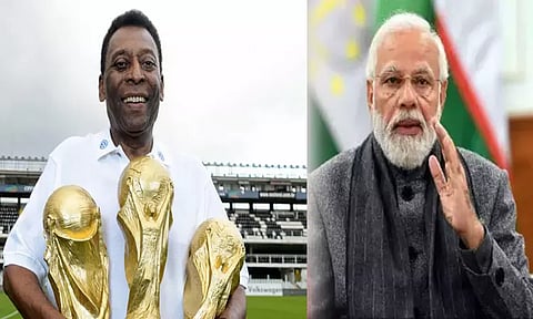 பீலேவின் இழப்பு விளையாட்டு துறையில் ஈடுசெய்ய இயலாதது - பிரதமர் மோடி இரங்கல்