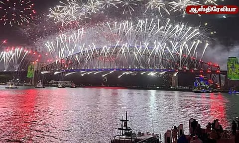 ஆஸ்திரேலியாவில் 2023 புத்தாண்டு கொண்டாட்டம்; இரவை பகலாக்கிய வான வேடிக்கை நிகழ்ச்சிகள்