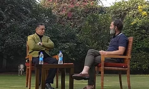 தமிழர்கள், அரசியல், எல்லை தாக்குதல்...! என கமல்ஹாசன்- ராகுல்காந்தி நீண்ட உரையாடல்