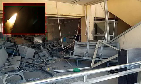 இஸ்ரேல் ஏவுகணை தாக்குதல்: சிரியாவில் விமான நிலைய சேவை பாதிப்பு; 2 வீரர்கள் பலி