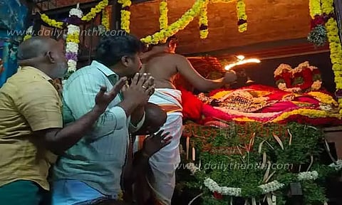 தென்காசி பொருந்தி நின்ற பெருமாள் கோவிலில் சொர்க்கவாசல் திறப்பு