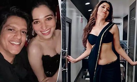 காதலருடன் கோவாவில் புத்தாண்டை கொண்டாடிய நடிகை தமன்னா...!