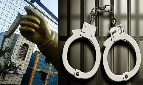 பொன்னேரி அருகே அம்பேத்கர் சிலை உடைப்பு; 5 பேர் கைது