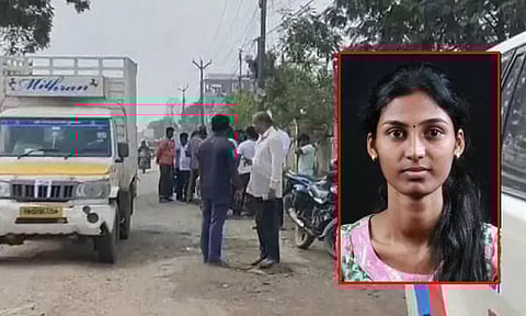 மதுரவாயலில் லாரி சக்கரத்தில் சிக்கி பெண் என்ஜினீயர் சாவு - 2 ஓட்டுநர்கள் கைது