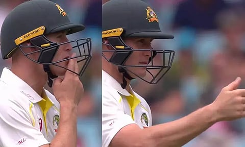 கிரிக்கெட் மைதானத்தில் லைட்டர் கேட்ட மார்னஸ் லாபுசாக்னே - வைரலாகும் வீடியோ...!