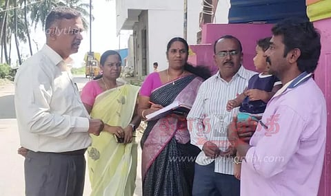 பள்ளி செல்லா மாணவர்கள் கணக்கெடுக்கும் பணி