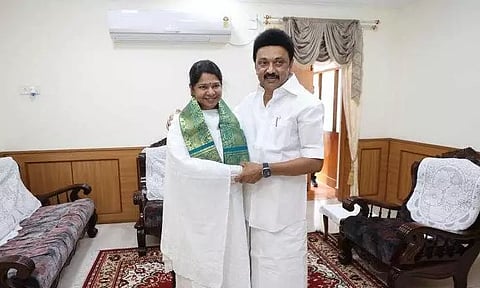 திமுக எம்.பி கனிமொழி பிறந்தநாள்: முதல்-அமைச்சர் மு.க.ஸ்டாலின் வாழ்த்து