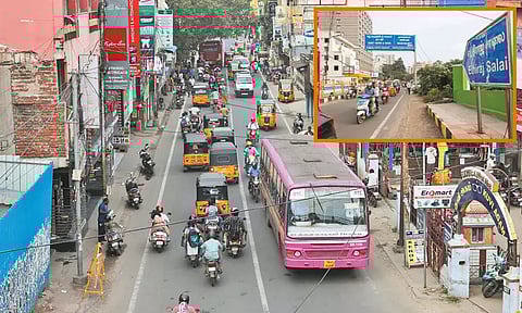 போக்குவரத்து நெரிசலை குறைக்க சென்னையில் 7 முக்கிய சாலைகள் விரிவாக்கம் - 59 அடி முதல் 100 அடி வரை அகலமாகின்றன