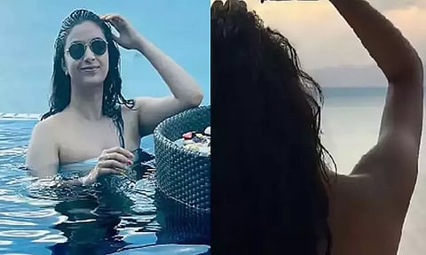 நீச்சல் உடையில் போஸ் கொடுத்த கீர்த்தி சுரேஷ்....! 'இதற்காகதானா' நெட்டிசன்ஸ் கேள்வி !