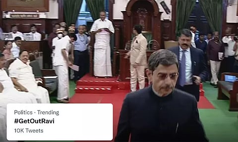 தொடர்ந்து தாக்கப்படும் கவர்னர் இணையத்தில் டிரண்டாகும் "கோஅவுட்ரவி"