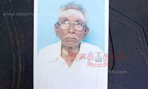 லாரி மோதி முதியவர் சாவு