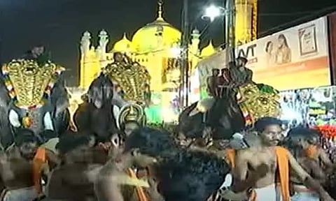 இந்து-முஸ்லிம் ஒற்றுமையை எடுத்துக்காட்டும் சந்தனக்கூடு திருவிழா - விமரிசையாக நடைபெற்ற ஊர்வலம்