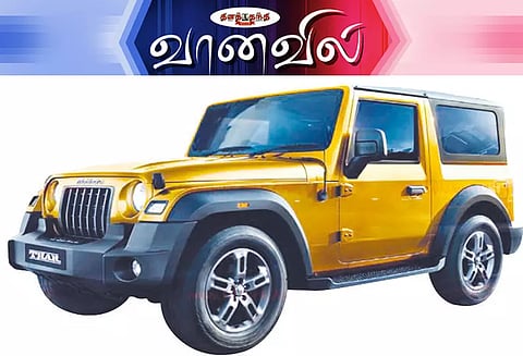 புதிய வண்ணத்தில் மஹிந்திரா தார்