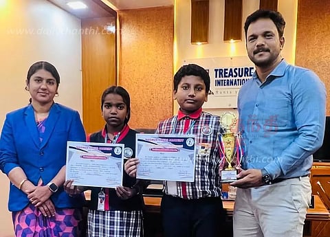 டிரஷர் ஐலண்ட் பள்ளி மாணவர்கள் சாதனை