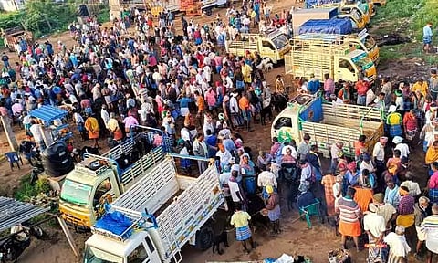 அய்யலூர் சந்தையில் ரூ.2 கோடிக்கு ஆடு, கோழிகள் விற்பனை
