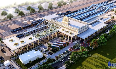 ராமேசுவரம் ரெயில் நிலையத்தில் ரூ.90 கோடியில் மறுசீரமைப்பு பணிகள்