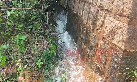 மணிமுத்தாறு அணை கால்வாயில் உடைப்பு