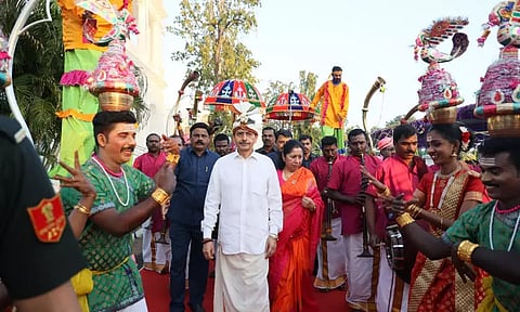 தமிழ்நாடு கவர்னர் ஆர்.என்.ரவி பொங்கல் வாழ்த்து...!